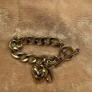 Juicy bracelet costume jewelry gold colour